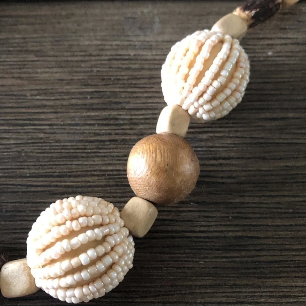 Vintage Natural beaded necklace